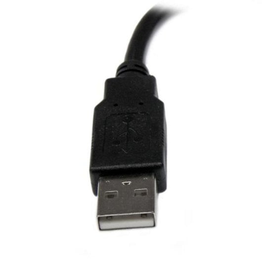 USB-Verlängerungskabel StarTech USB 2.0 0,15 m Stecker Buchse schwarz vernickelt