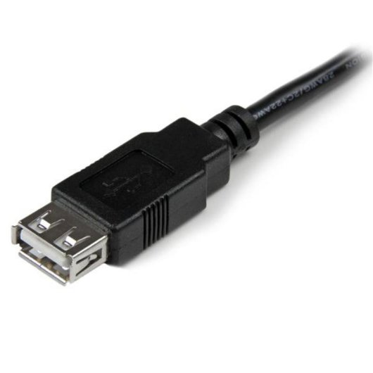 USB-Verlängerungskabel StarTech USB 2.0 0,15 m Stecker Buchse schwarz vernickelt