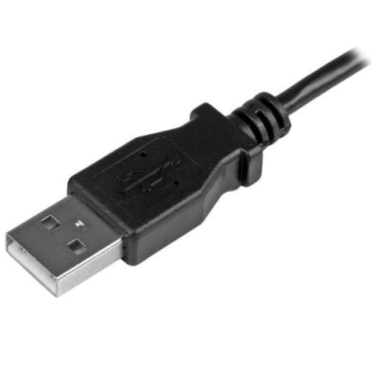 Cable USB Micro-USB StarTech.com USBAUB2MLA 2m Negro Conector Acodado Alta Potencia