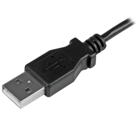 Cable USB Micro-USB StarTech.com USBAUB2MLA 2m Negro Conector Acodado Alta Potencia
