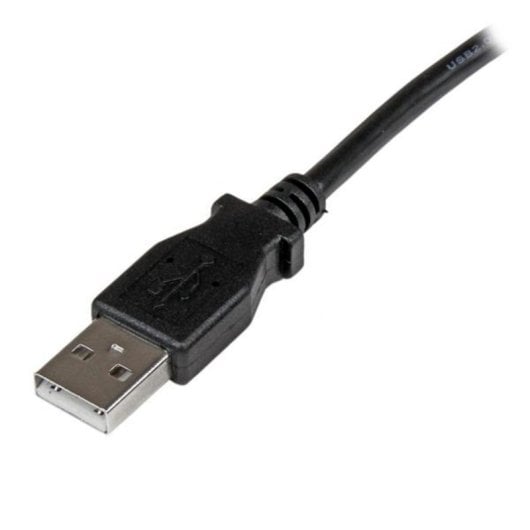 Cavo USB StarTech USBAB3ML 3m USB 2.0 Maschio A-B Nero PVC Angolato Sinistro
