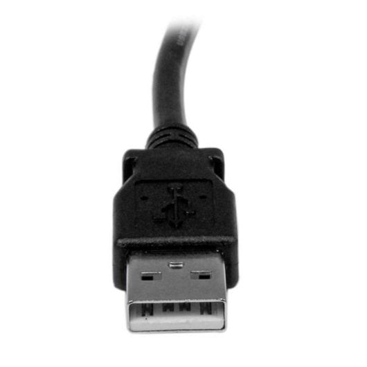Cavo USB StarTech USBAB3ML 3m USB 2.0 Maschio A-B Nero PVC Angolato Sinistro