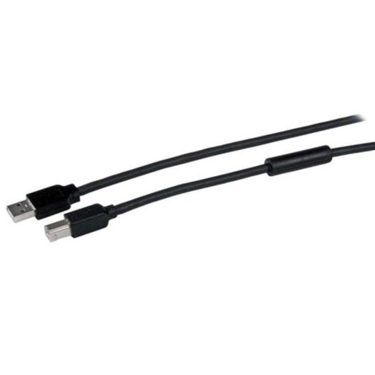 Cable USB StarTech USB2HAB50AC 15m A Macho-B Macho Actif Alu Noir