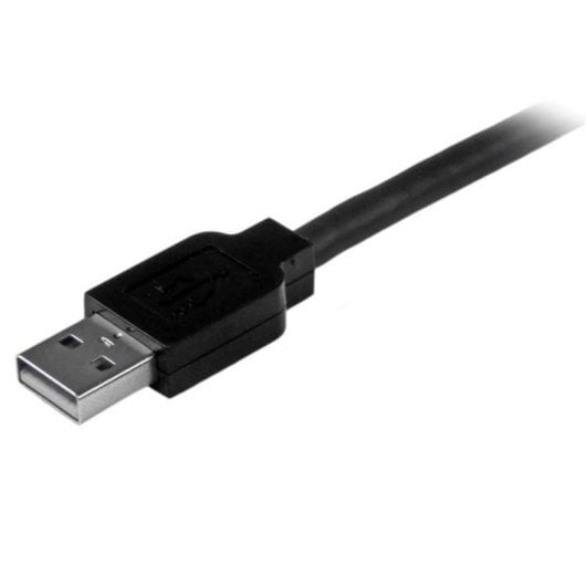 Cable USB StarTech USB2HAB50AC 15m A Macho-B Macho Activo Aluminio Negro
