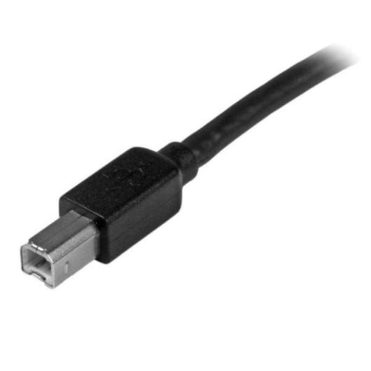 Cable USB StarTech USB2HAB50AC 15m A Macho-B Macho Activo Aluminio Negro