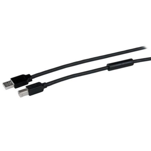 Cable USB StarTech USB2HAB50AC 15m A Macho-B Macho Actif Alu Noir