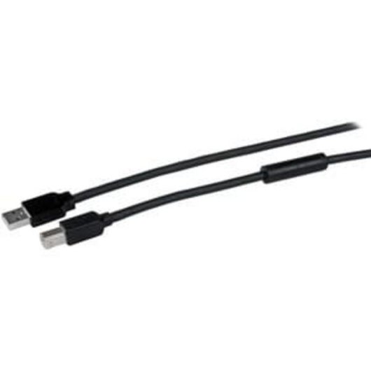 Cable USB StarTech USB2HAB50AC 15m A Macho-B Macho Actif Alu Noir
