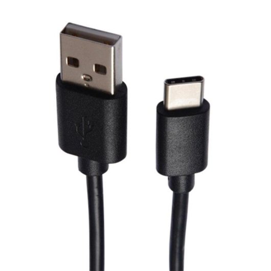 Cavo USB V7 2m USB A a USB C Nero Schermato Plug and Play