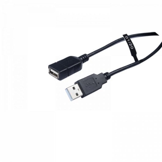 Cabo USB Mini-B V7 Preto 1.8m Macho/Fêmea USB 2.0 Transferência 480 Mbit/s