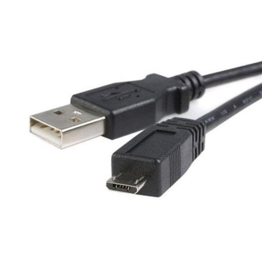 Cabo USB A para Micro USB B StarTech 1m Preto Transferência 480 Mbit/s