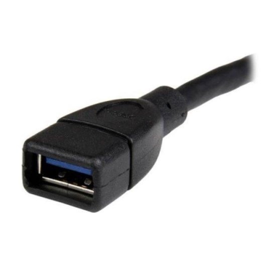 Kabel USB StarTech.com USB-A nach USB-C 15 cm Schnellladung 3A Aramidfaser Schwarz