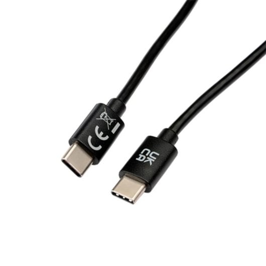 Cable USB C V7 V7USB2C-1M 1 m USB 2.0 Macho-Macho Negro 0,48 Gbit/s