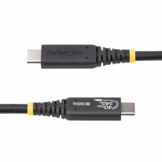 USB4 Kabel StarTech.com 0,5 m USB C zu USB C 240 W 40 Gbit/s Schwarz