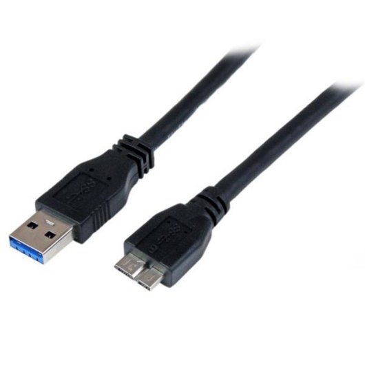 Cable USB Micro B StarTech USB3CAUB1M 1m SuperSpeed Negro Macho-Macho