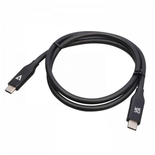 Cabo USB4 V7 USB-C a USB-C 40 Gbit/s 0,8 m Preto