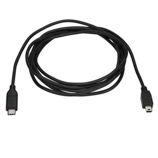 Cable USB-C vers Mini USB-B StarTech 2m Male-Male USB 2.0 Noir Flexible
