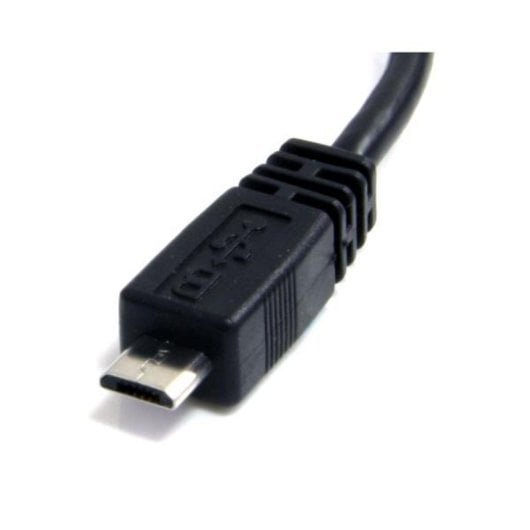 USB Kabel StarTech UUSBHAUB6IN 15 cm USB A auf Micro USB B Schwarz Daten Ladekabel