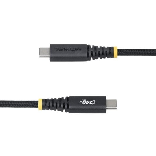 Cable USB C StarTech S2CEPR3M-USB-CABLE 0.48 Gbit/s 240W PD 3.1 30AWG Negro 1 m