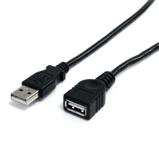 Cable de extensión USB StarTech.com USBEXTAA10BK 3m USB 2.0 A macho a A hembra negro
