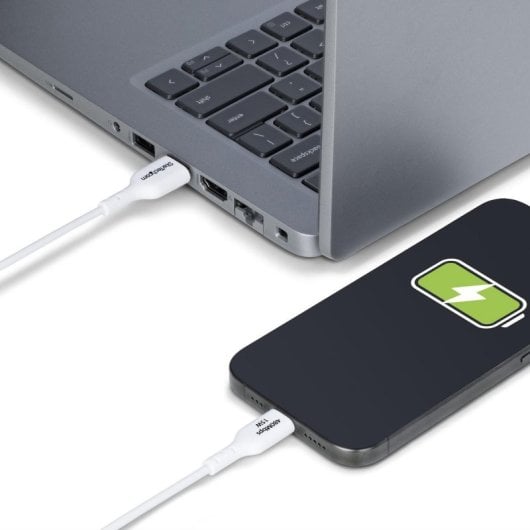 Cabo USB StarTech.com USB-A para USB-C 2m Branco Carga Rápida 3A TPE