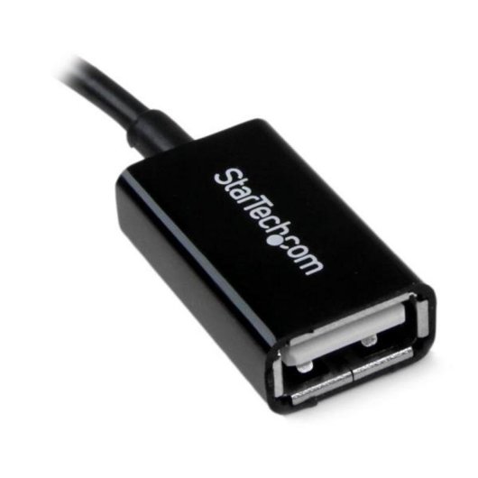 Adattatore USB OTG StarTech 12cm Micro USB B a USB A Nero Plug and Play