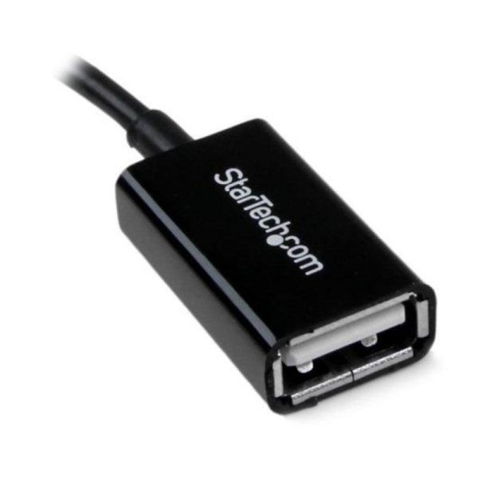 Adattatore USB OTG StarTech 12cm Micro USB B a USB A Nero Plug and Play