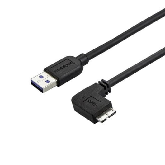 Kabel StarTech.com RUSB31CC50CMBR 1,6ft USB-C 3.2 Gen2 10Gbps gewinkelt 100W Schwarz