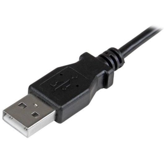 Cable Micro USB StarTech 0,5m Acodado Derecha USB 2.0 Macho/Macho Negro