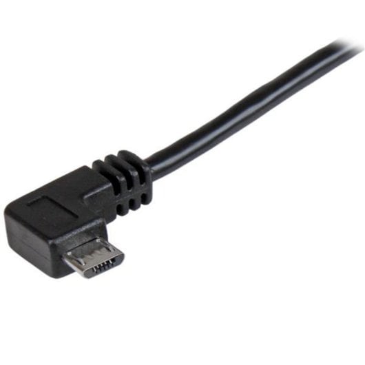 Cabo Micro USB StarTech 1m con conector em ângulo direito transferência 0,48 Gbit/s preto