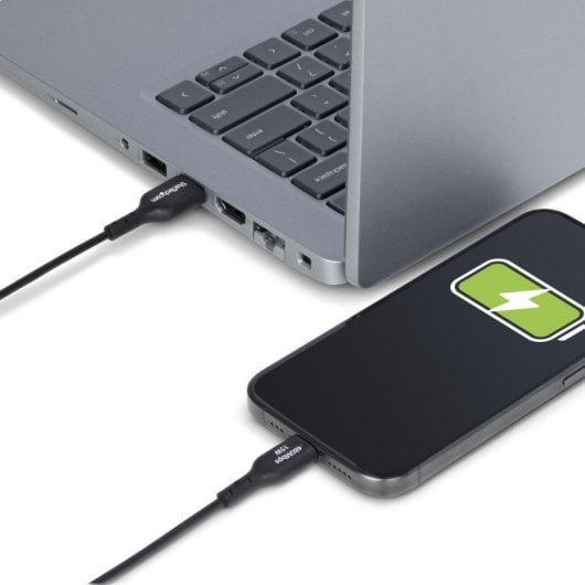 Cabo USB StarTech.com USB-A para USB-C 2 m Preto Carga Rápida 3A TPE