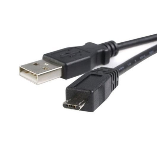 Cabo USB StarTech UUSBHAUB3M Micro USB B a USB A 3 m Preto Transferência 480 Mbps