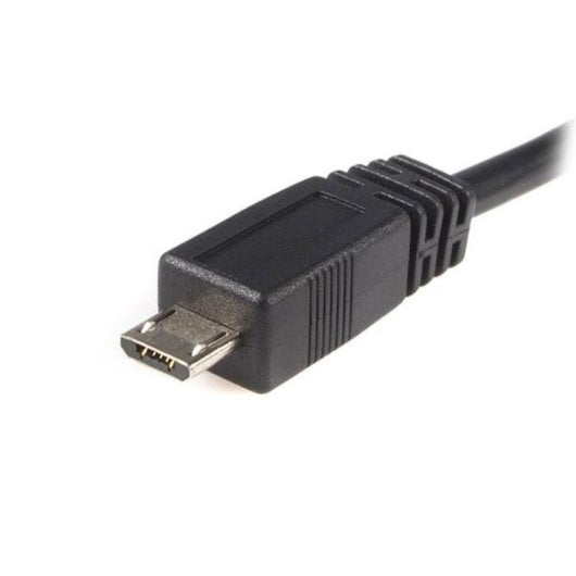 Cabo USB StarTech UUSBHAUB3M Micro USB B a USB A 3 m Preto Transferência 480 Mbps