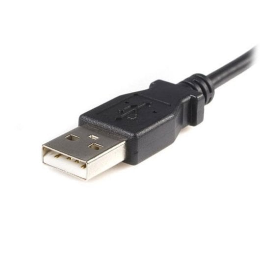 Cabo USB StarTech UUSBHAUB3M Micro USB B a USB A 3 m Preto Transferência 480 Mbps
