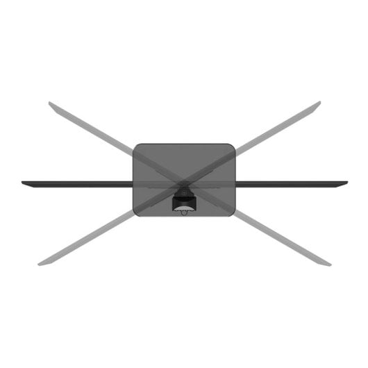 TV-Tischhalterung Neomounts DS45-430BL12 schwarz für 23-43 Zoll, 40 kg, höhenverstellbar, Drehung