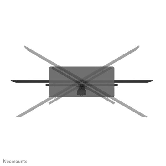Soporte de mesa Neomounts DS45-430BL16 para TV hasta 70" giro altura cristal negro