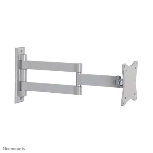 Monitorhalterung Neomounts FPMA-W830 Full Motion Wandmontage Silber 10-27 Zoll Aluminium