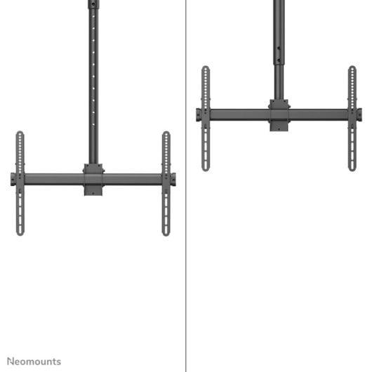 Soporte de techo Neomounts CL35-440BL16XL ultra largo para pantallas 37-70" inclinable y giratorio