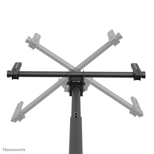 Soporte de techo Neomounts CL35-440BL16XL ultra largo para pantallas 37-70" inclinable y giratorio
