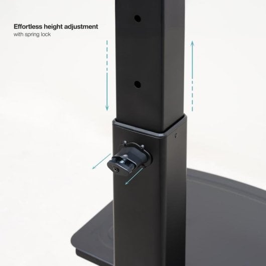 TooQ Supporto da Terra 37 a 70" VESA 200x200 a 600x400 Max 70Kg Nero
