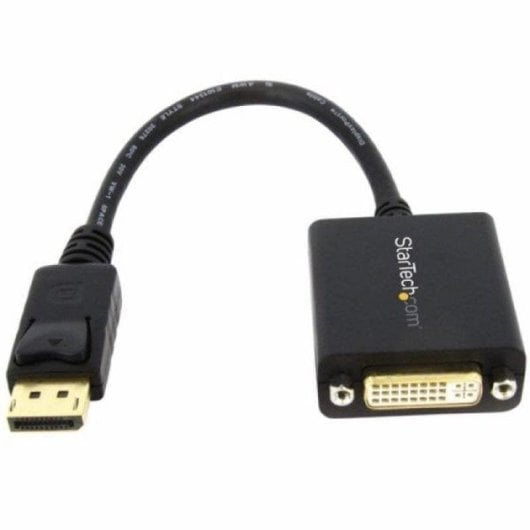 Adaptador de vídeo Startech DP2DVI2 DisplayPort para DVI-I 0,15 m Preto