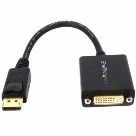 Adaptador de vídeo Startech DP2DVI2 DisplayPort para DVI-I 0,15 m Preto