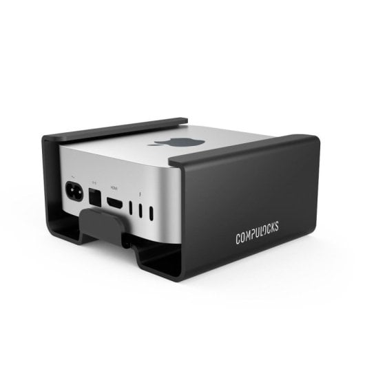 Supporto Compulocks MMEN24 per Apple Mac mini Alluminio Nero Scrivania o Parete con Serratura a Chiave