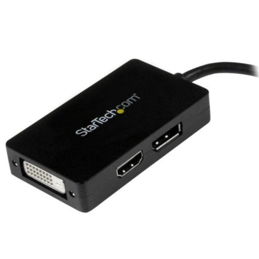 Adaptador StarTech.com MDP2DPDVHD Mini DisplayPort para DisplayPort, DVI-D e HDMI Preto 0,15 m