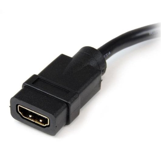 Adaptador HDMI a DVI-D StarTech 20cm Negro Blindado Oro Soporte 1920x1200