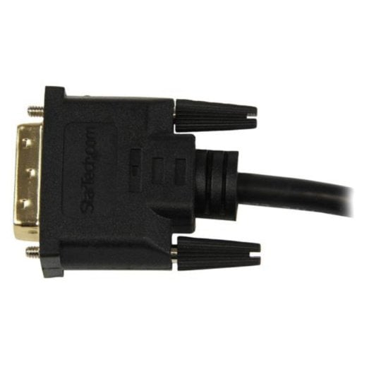 Adaptador HDMI a DVI-D StarTech 20cm Negro Blindado Oro Soporte 1920x1200