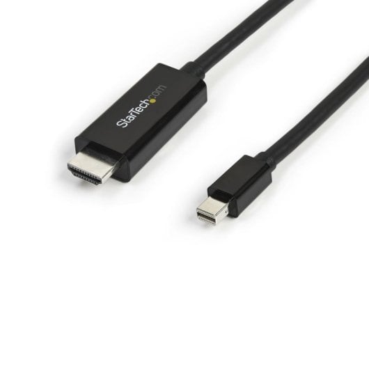 Cable Adaptador Mini DisplayPort a HDMI 3 m 4K 30Hz Negro 7.1 Audio