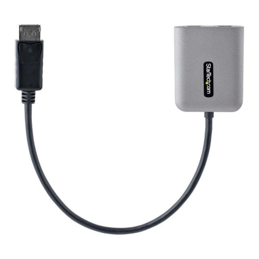 MST Hub DisplayPort StarTech.com DP 1.4 DSC HBR3 2x HDMI 4K 60Hz 0,3m Schwarz-Grau