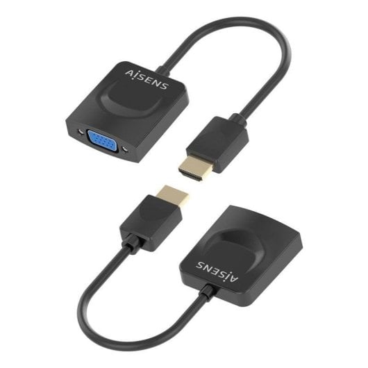 AISENS A122-0947 adaptador de cable de vídeo 0,15 m HDMI tipo A (Estándar) VGA (D-Sub)
