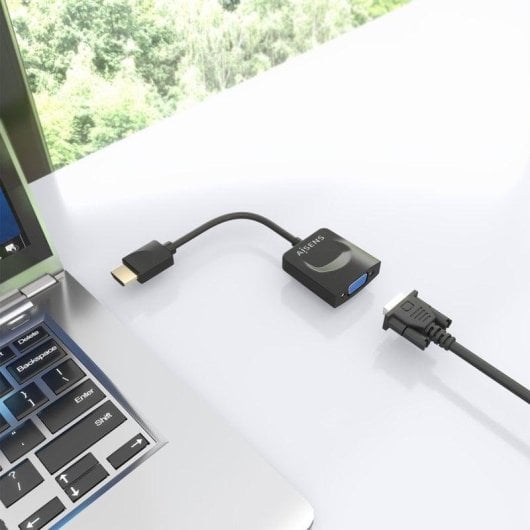 AISENS A122-0947 adaptador de cable de vídeo 0,15 m HDMI tipo A (Estándar) VGA (D-Sub)