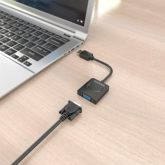 AISENS A122-0947 adaptador de cable de vídeo 0,15 m HDMI tipo A (Estándar) VGA (D-Sub)
